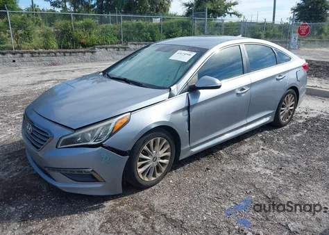 2015 Hyundai Sonata Limited z USA, uszkodzony, nr VIN 5NPE34AF5FH171152